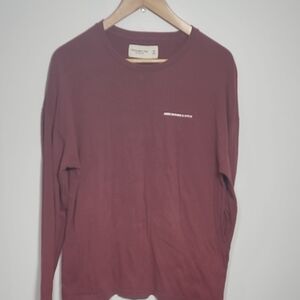 Abercrombie & Fitch Maroon Soft Tee